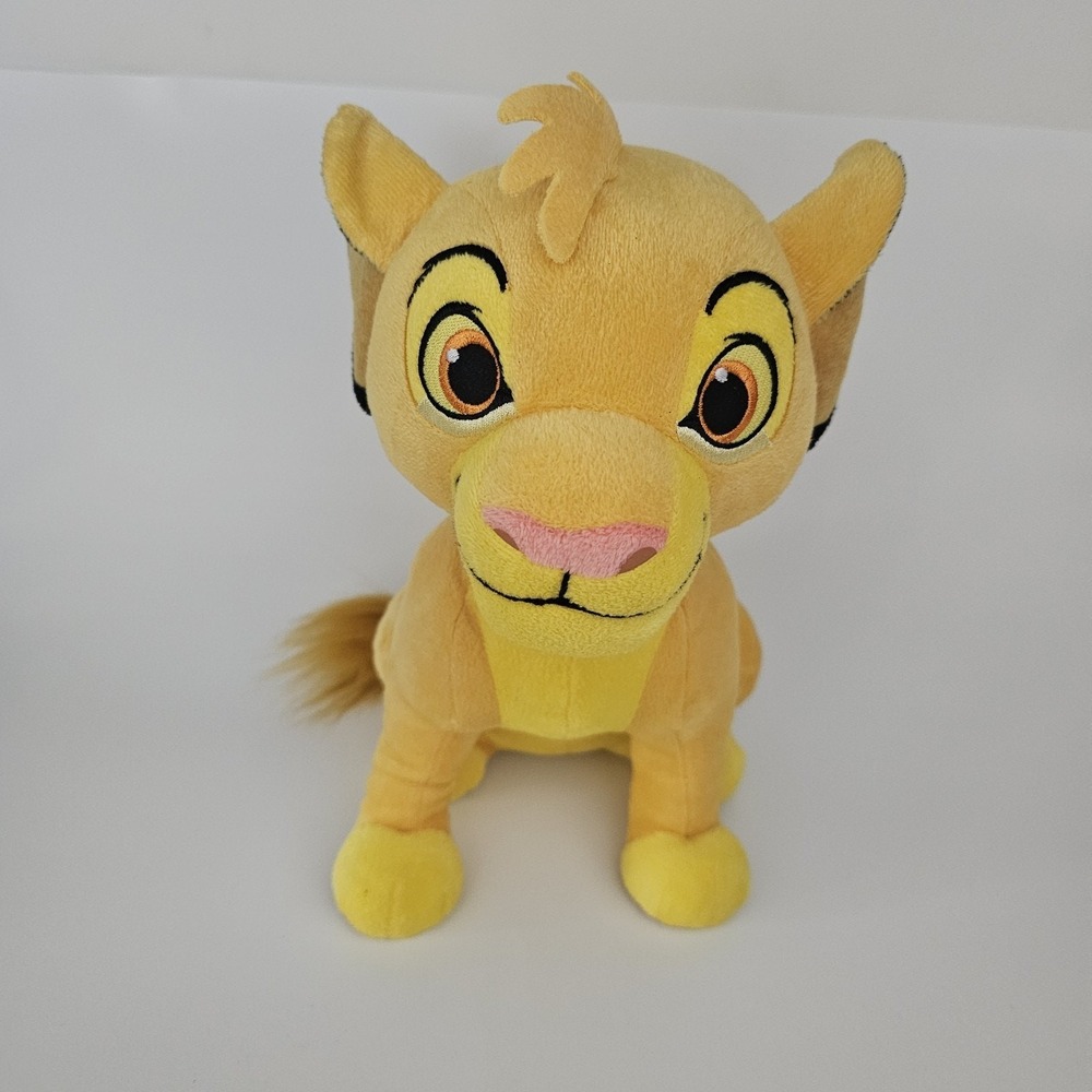 Simba The Lion King Stuffed Animal Plush Disney 12" Sitting
